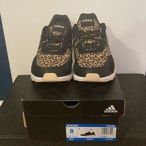 Adidas Women’s RetroRun Sneakers Leopard/Black Size 8